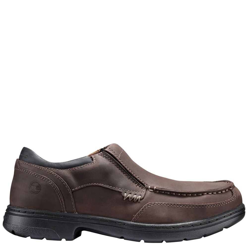 Zapatos de Trabajo Timberland Argentina Hombre - Pro® Branston Esd Alloy Toe - Marrones - QNEJVX-847